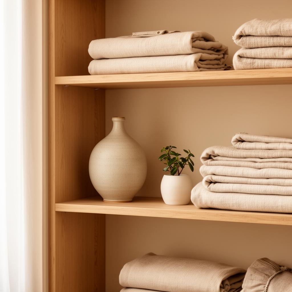 Detalhes de uma casa organizada e minimalista